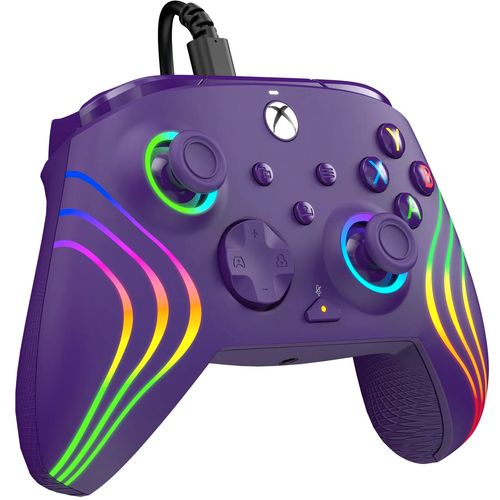 PDP XBOX WIRED CONTROLLER AFTERGLOW WAVE PURPLE slika 3