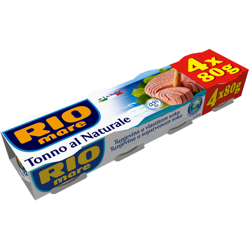 RIO mare tuna naturale 4x80 g  slika 1