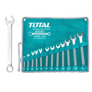 TOTAL 12-dijelni set kombiniranih ključeva 6-32mm (THT1022122)