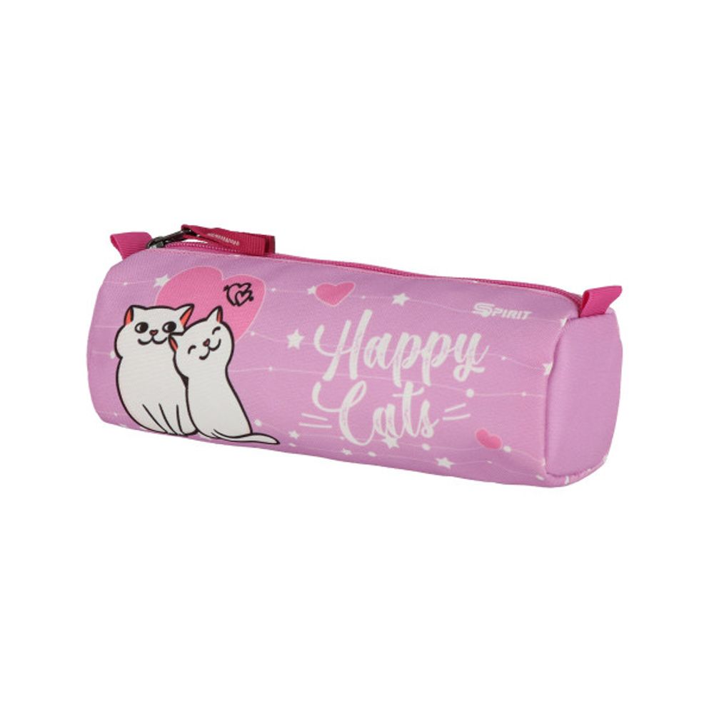 Spirit školski set ''HAPPY CAT'' COOL (školska torba + puna pernica + okrugla pernica + vreća za patike) –  (metalna kopča) slika 2
