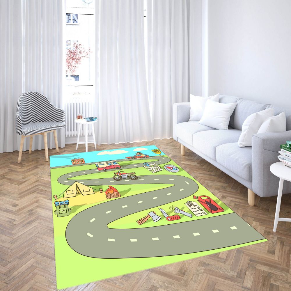 Multicolor Tepih Cgkids11 - (80 x 140 cm) slika 1