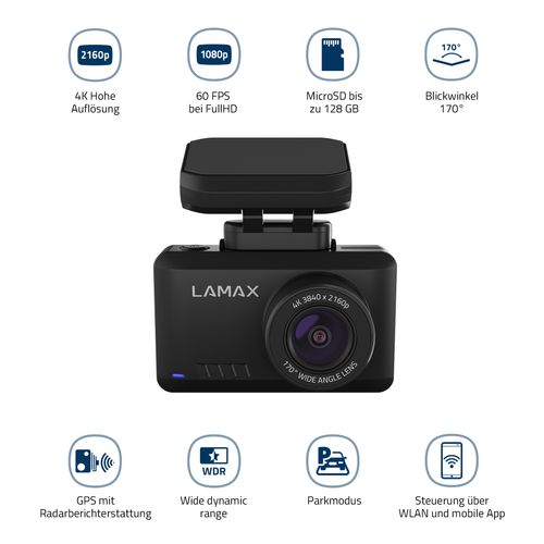 LAMAX auto kamera T10 4K GPS slika 3