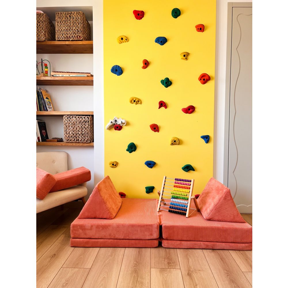 Dvosjed-krevet Puzzle - Orange Orange slika 4