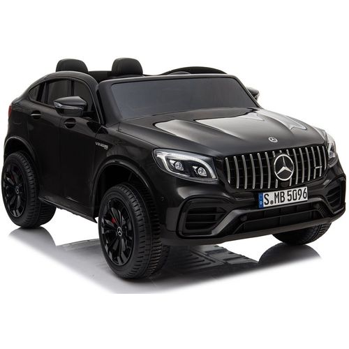 Licencirani Mercedes GLC 63S dvosjed crni lakirani - auto na akumulator slika 1