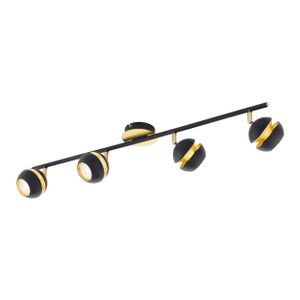 Eglo Nocito reflektor/4, led, 4x3,3w, 4x240lm, zlatna/crna 