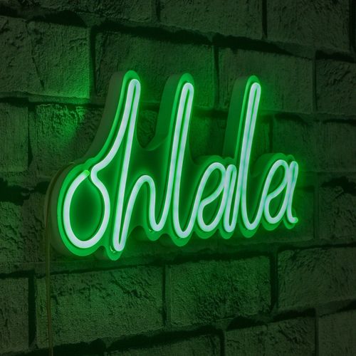 Wallity Ukrasna plastična LED rasvjeta, Oh La La - Green slika 11