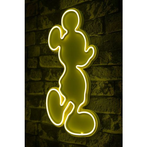 Wallity Ukrasna plastična LED rasvjeta, Mickey Mouse - Yellow slika 8
