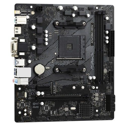 MB ASrock AMD AM4 A520M-HDV slika 3