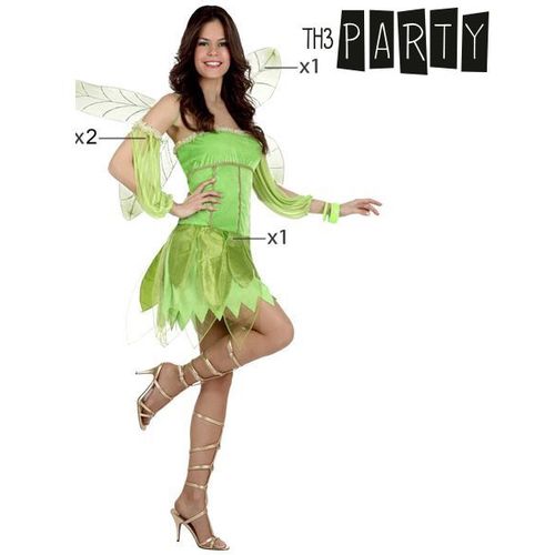 Svečana odjeća za odrasle Th3 Party Zelena Fantazija (3 Dijelovi) M/L slika 2