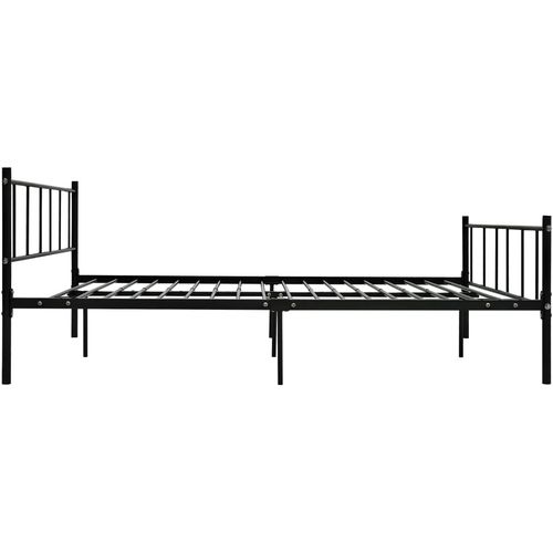 Okvir za krevet crni metalni 180 x 200 cm slika 15