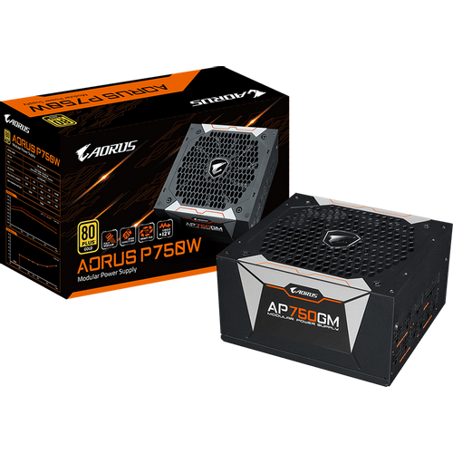 Napajanje Gigabyte AORUS P750W 80+ GOLD Modular Active PFC, fan 135 slika 1