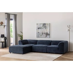 Alpha Left - Navy Blue Navy Blue Corner Sofa