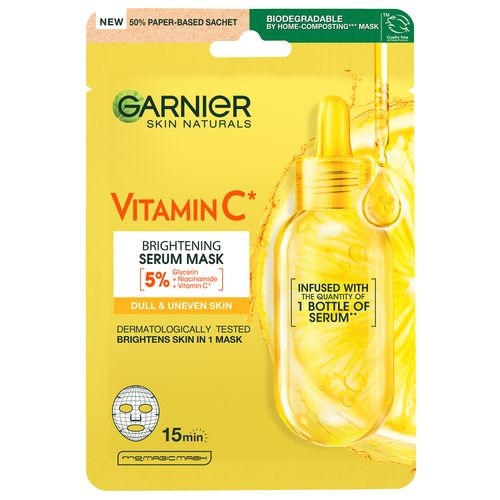 Garnier Skin Naturals Serum maska za lice sa Vitaminom C 28g slika 1