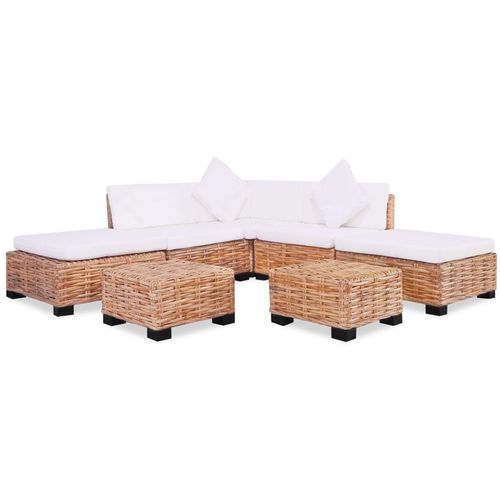 Sofa Set 18 kom Prirodni Ratan slika 28