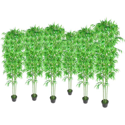 Umjetne biljke bambus za uređenje doma set 6 kom slika 26