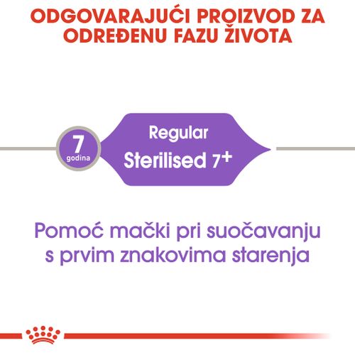 ROYAL CANIN FHN Sterilised 7+, potpuna i uravnotežena hrana za kastrirane/sterilizirane mačke (7-12 godina), 2 kg slika 7