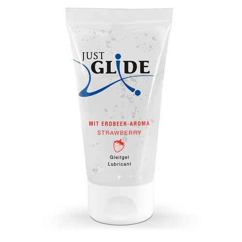 Lubrikant sa ukusom jagode Just Glide Strawberry 50ml slika 1