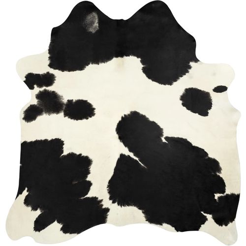 Tepih od prave kravlje kože 150 x 170 cm crno-bijeli slika 30
