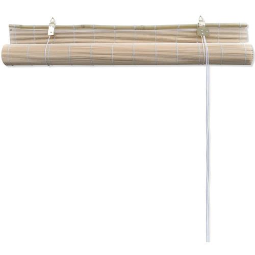Rolo zavjesa od bambusa prirodna boja 140 x 160 cm slika 10