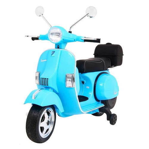 Licencirani motor na akumulator Vespa - plava slika 1