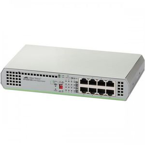 Allied Telesis 8x10/100/1000TX, int.PSU desktop/rack(optional)