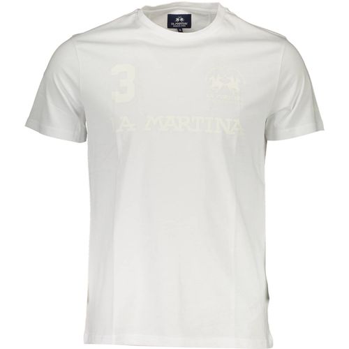 LA MARTINA WHITE MEN'S SHORT SLEEVE T-SHIRT slika 1