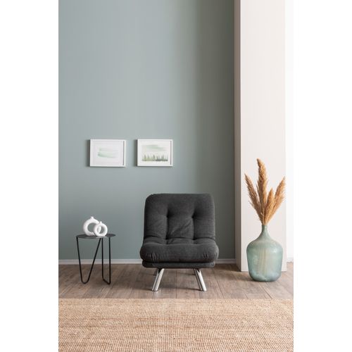 Atelier Del Sofa Naslonjač, Misa Small Solo - Dark Grey slika 3