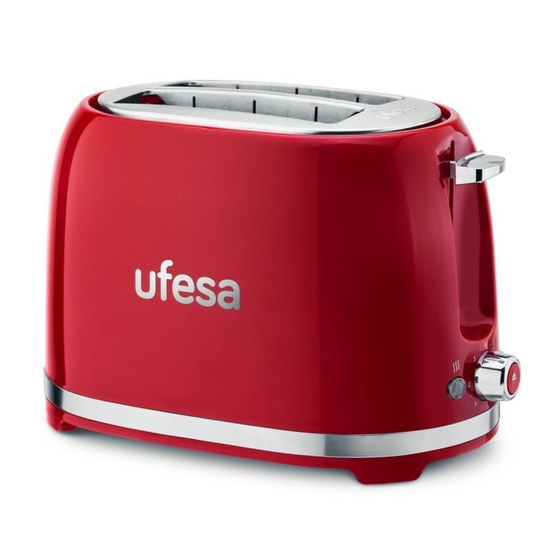 UFESA Ufesa Classic PinUp Toster u crveno-bijeloj boji s dva utora 850W image