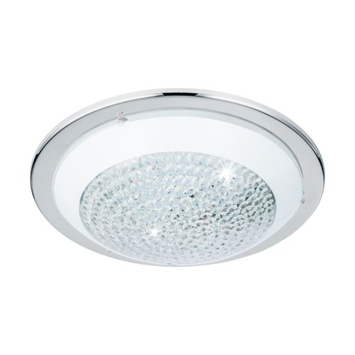 Eglo Acolla plafonjera/1, led, 16w, 1500lm, prom 370, krom/staklo/kristali  slika 1