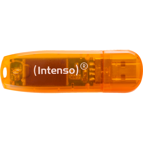 (Intenso) USB Flash drive 64GB Hi-Speed USB 2.0, Rainbow Line, ORANGE - USB2.0-64GB/Rainbow slika 4