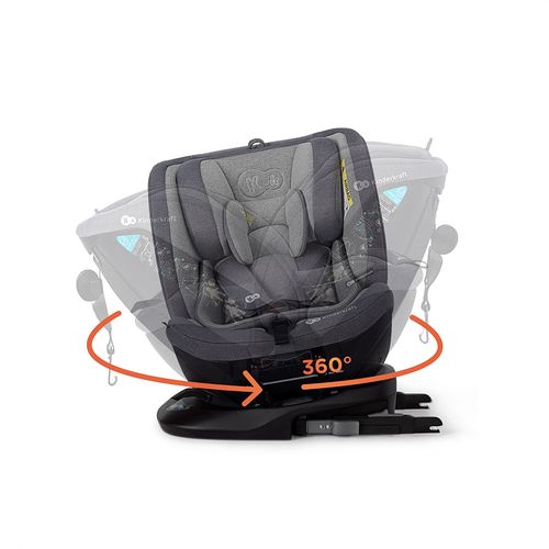 Kinderkraft autosjedalica XPEDITION 0-36 kg Isofix, siva slika 34