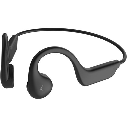 KSIX, bežične slušalice Astro sport, koštana provodljivost, 7 h autonomije, crne slika 1