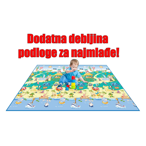 Rollmatz Podloga za igranje Plaža 200 x 120cm x 5mm slika 2