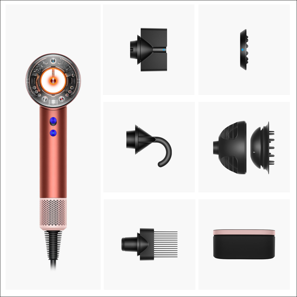 Dyson Fen Supersonic HD16 Nural SE, strawberry bronze/blush pink slika 2