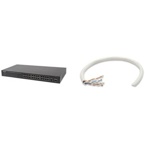 Intellinet Switch 24-PORT Gb Ethernet POE 240W + 0537005 slika 1