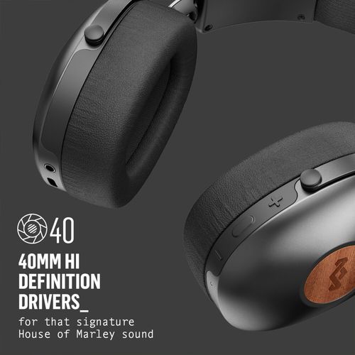 House of Marley slušalice Positive Vibration XL Signature Over-ear, crne slika 6