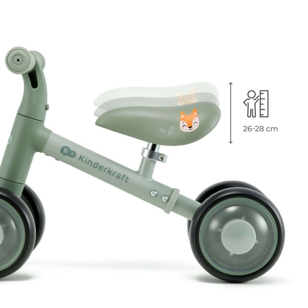 Kinderkraft Guralica sa svijetlećim točkovima Cutie Flash, Green slika 8