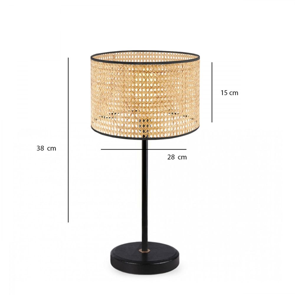 AYD-3268 Krem Crna Stočna Lampa slika 2