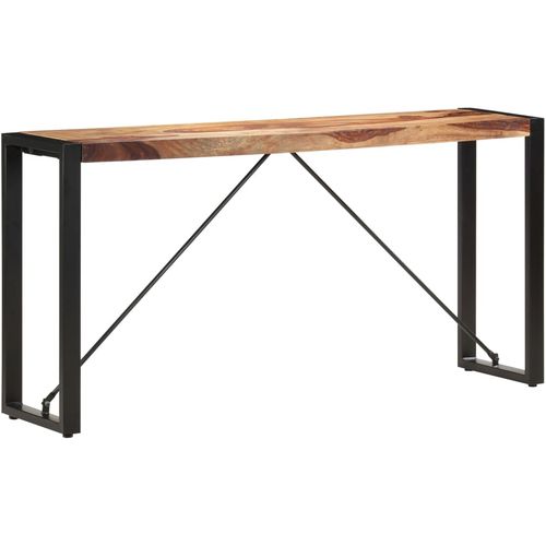 Konzolni stol 150 x 35 x 76 cm od masivnog drva šišama slika 32