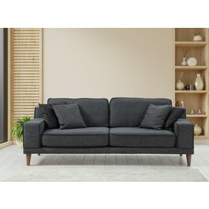 Noir 3 - Dark Grey Dark Grey 3-Seat Sofa