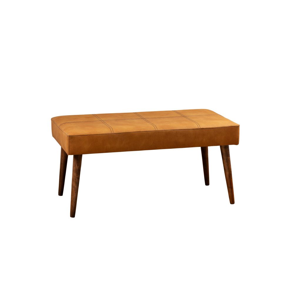 Pouf Taburet 'Pole' - Senf Boja slika 2