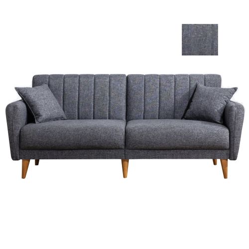 Atelier Del Sofa Aqua - Trosed na razvlačenje u tamnosivoj boji slika 4