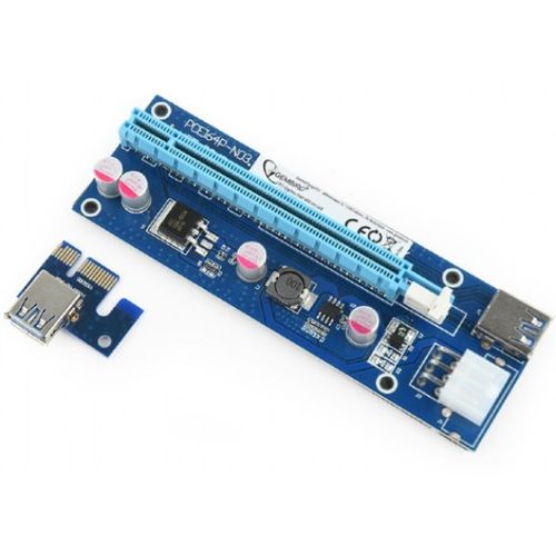 RC-PCIEX-03 Gembird * PCI-Express riser add-on card, PCI-ex 6-pin power connector slika 6