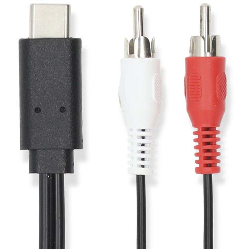 CCGL64240BK10 Nedis kabl USB-C na 2x RCA muski, 1m slika 1