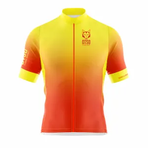 Otso muški biciklistički dres kratkih rukava Fluo Orange