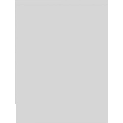 Noćni ormarić visoki sjaj bijeli 40 x 30 x 40 cm od iverice slika 5