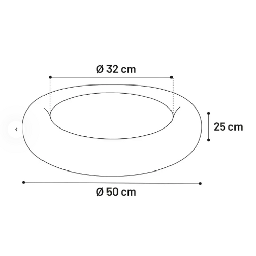 LEŽIŠČE KREMS fi 50cm - Udobnost i Stil za Vaš Dom slika 2