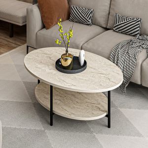 Stolić za kafu Elis boja travertine - izložbeni artikl (oštećenja ambalaža)