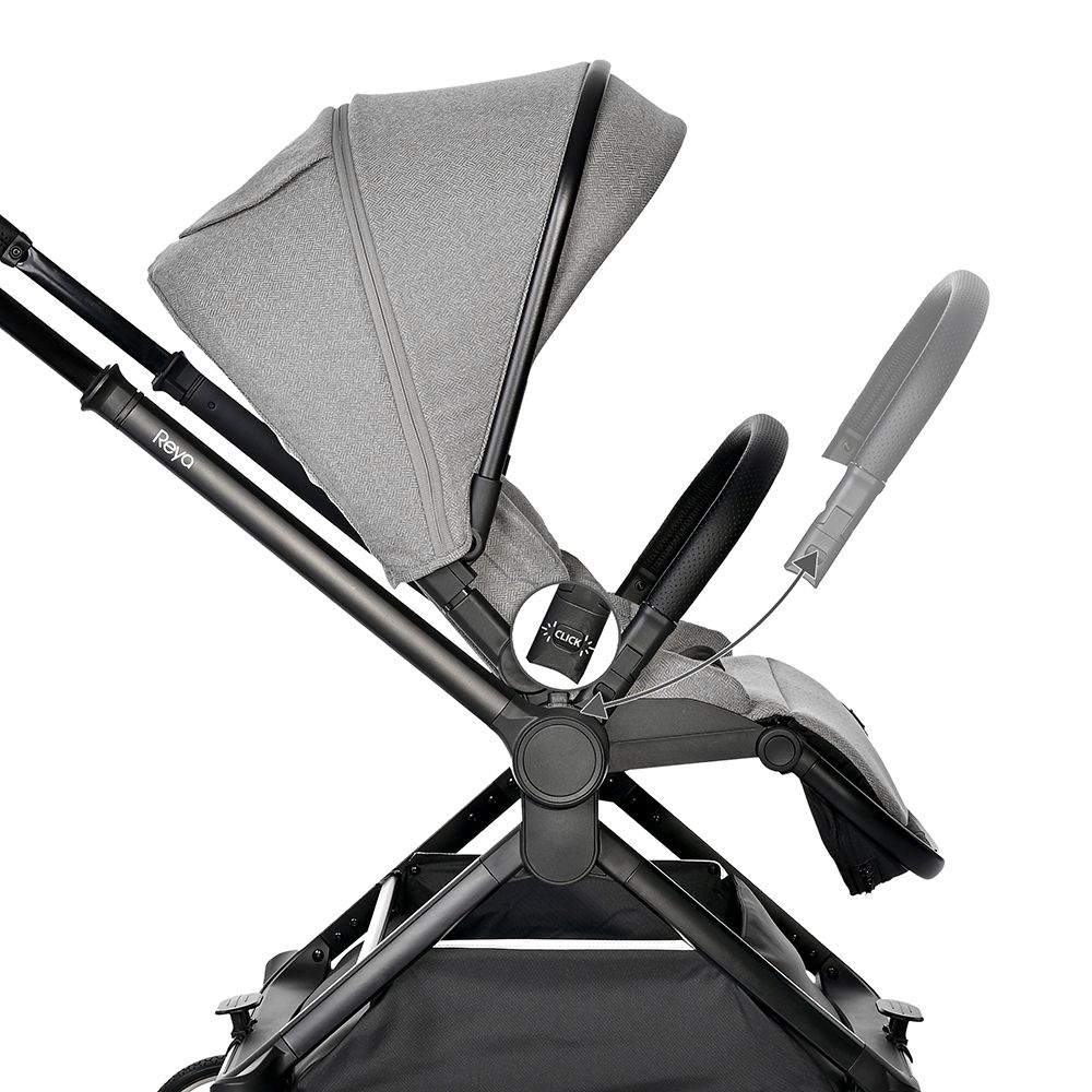 Lorelli Kolica za bebe Reya 3U1, Black Jasper slika 19