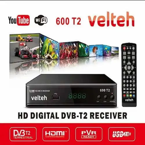 Digitalni risiver DVB-T2 Velteh 600T2 H.264 slika 2